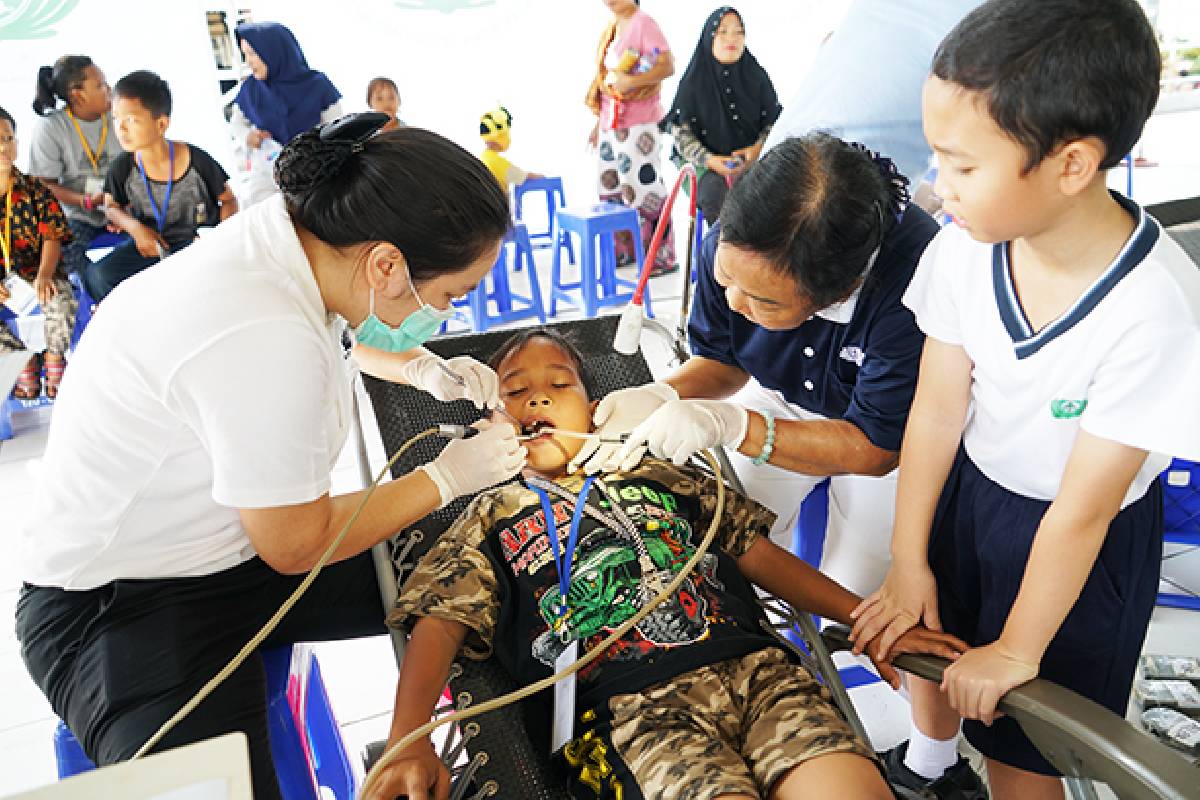 Baksos Gigi Anak di Rusun Cinta Kasih Tzu Chi Muara Angke