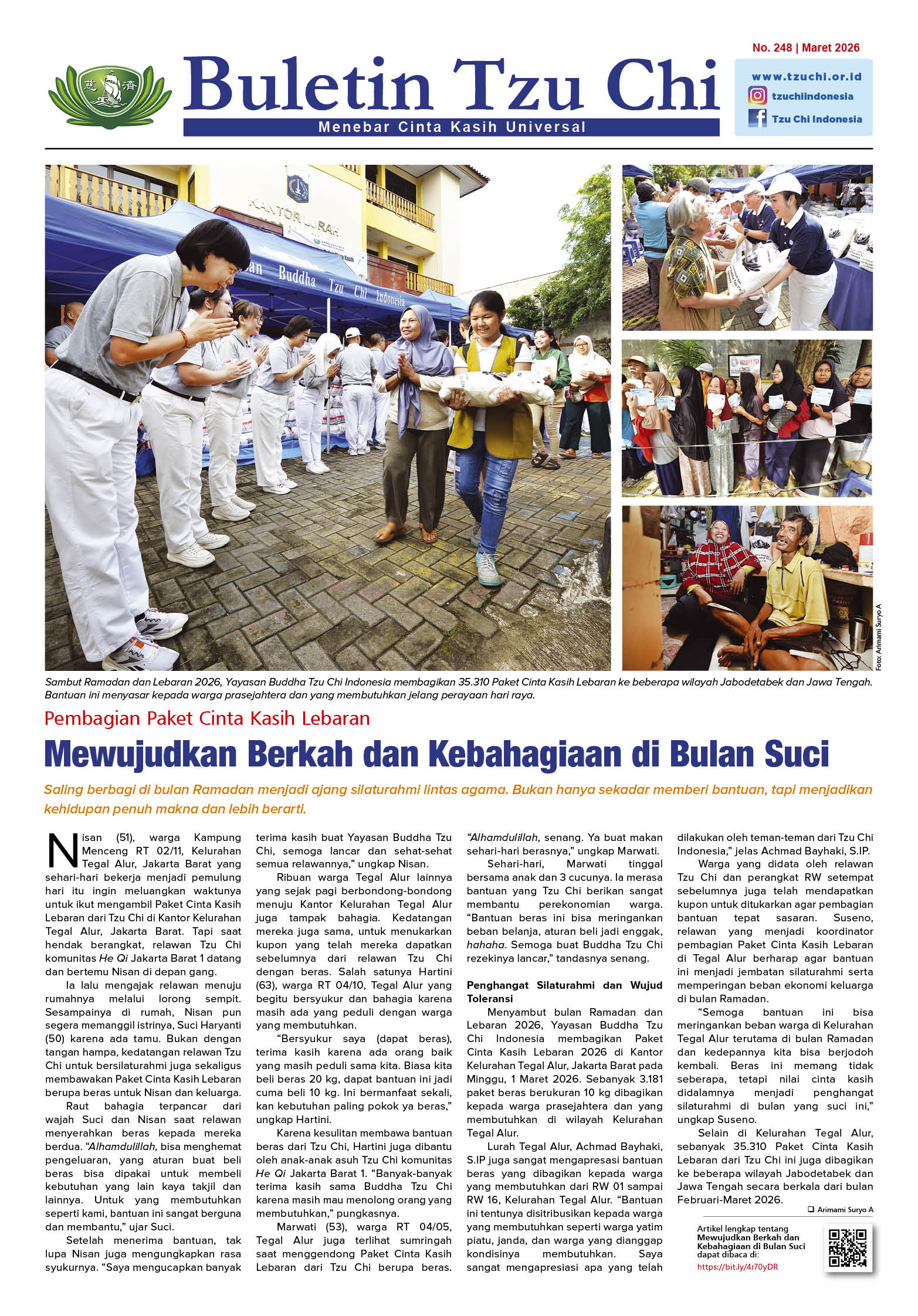 Buletin Tzu Chi Edisi 248 Maret 2026