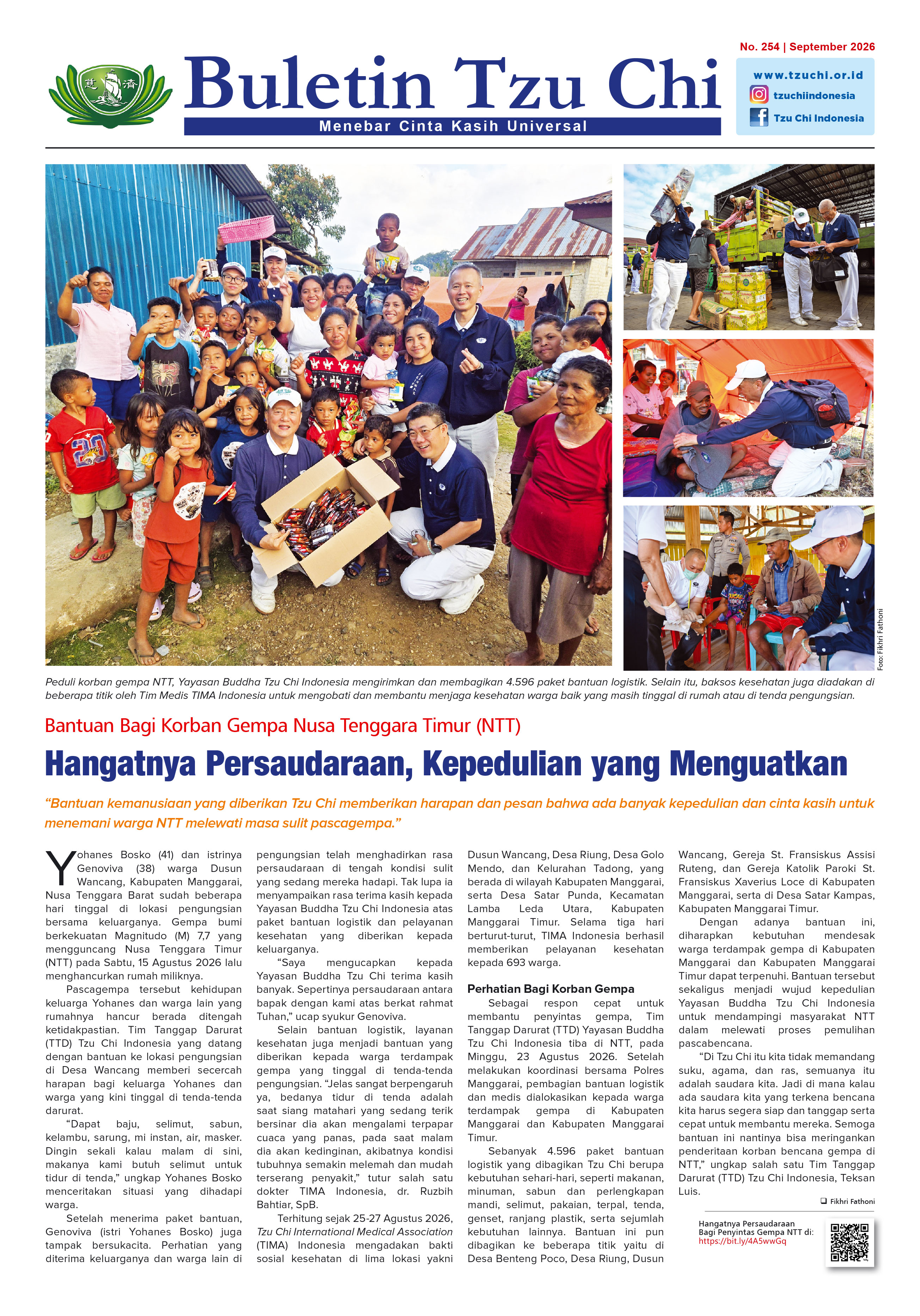 Buletin Tzu Chi Edisi 254 September 2026