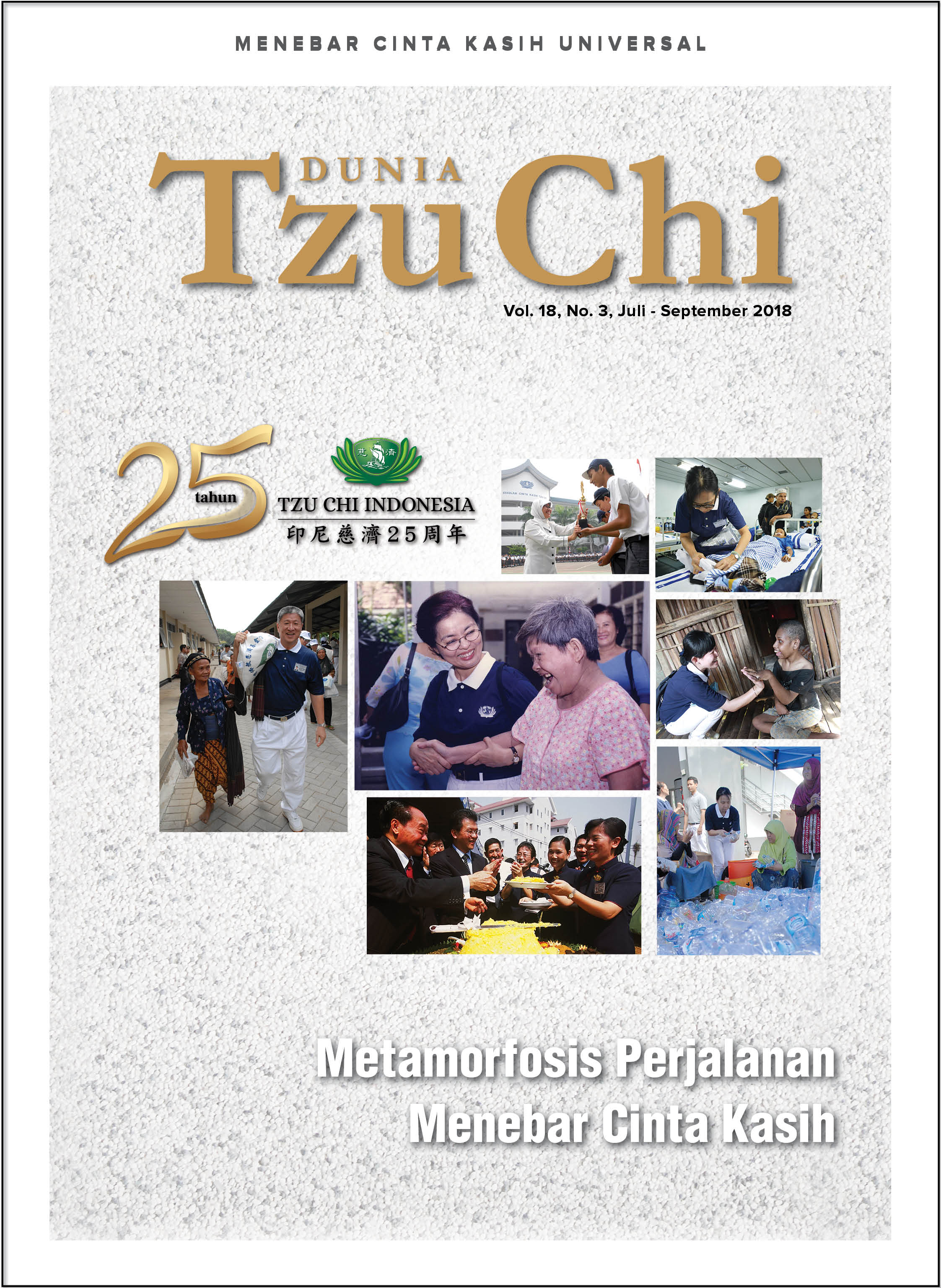 Majalah Dunia Tzu Chi Juli - September 2018