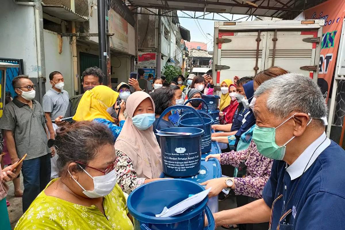 Bantuan Bagi Korban Kebakaran di Mangga Dua 