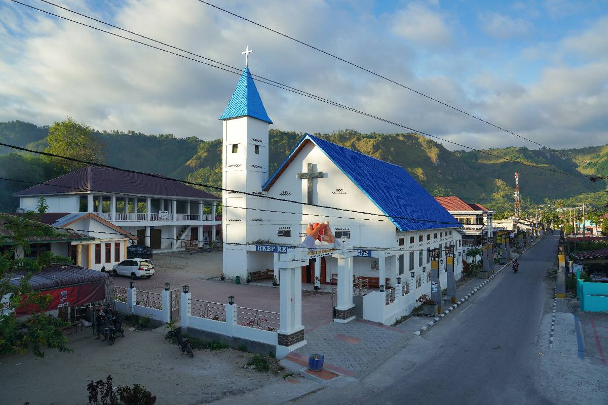 Tzu Chi Renovasi Gereja HKBP Unte Mungkur di Tapanuli Utara