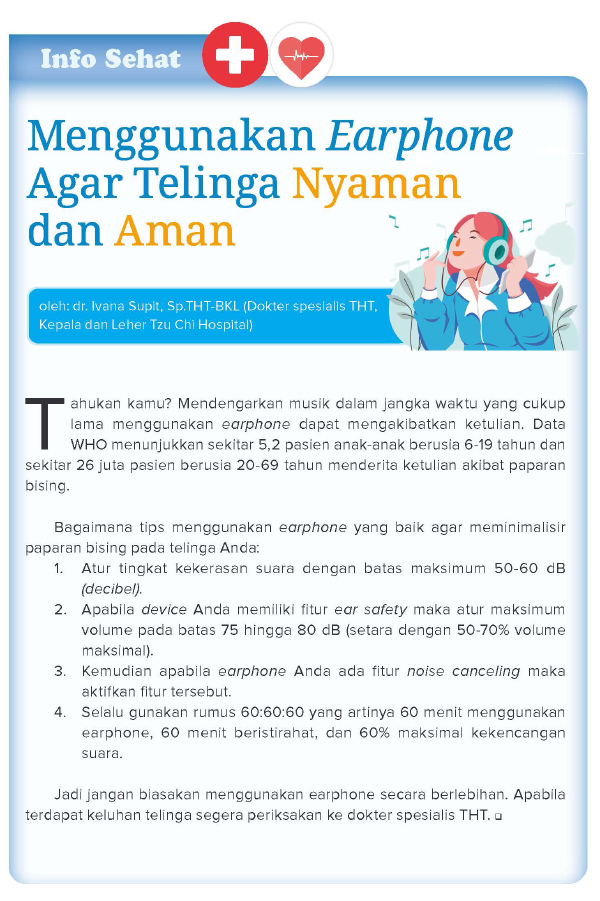 Menggunakan Earphone Agar Telinga Nyaman dan Aman