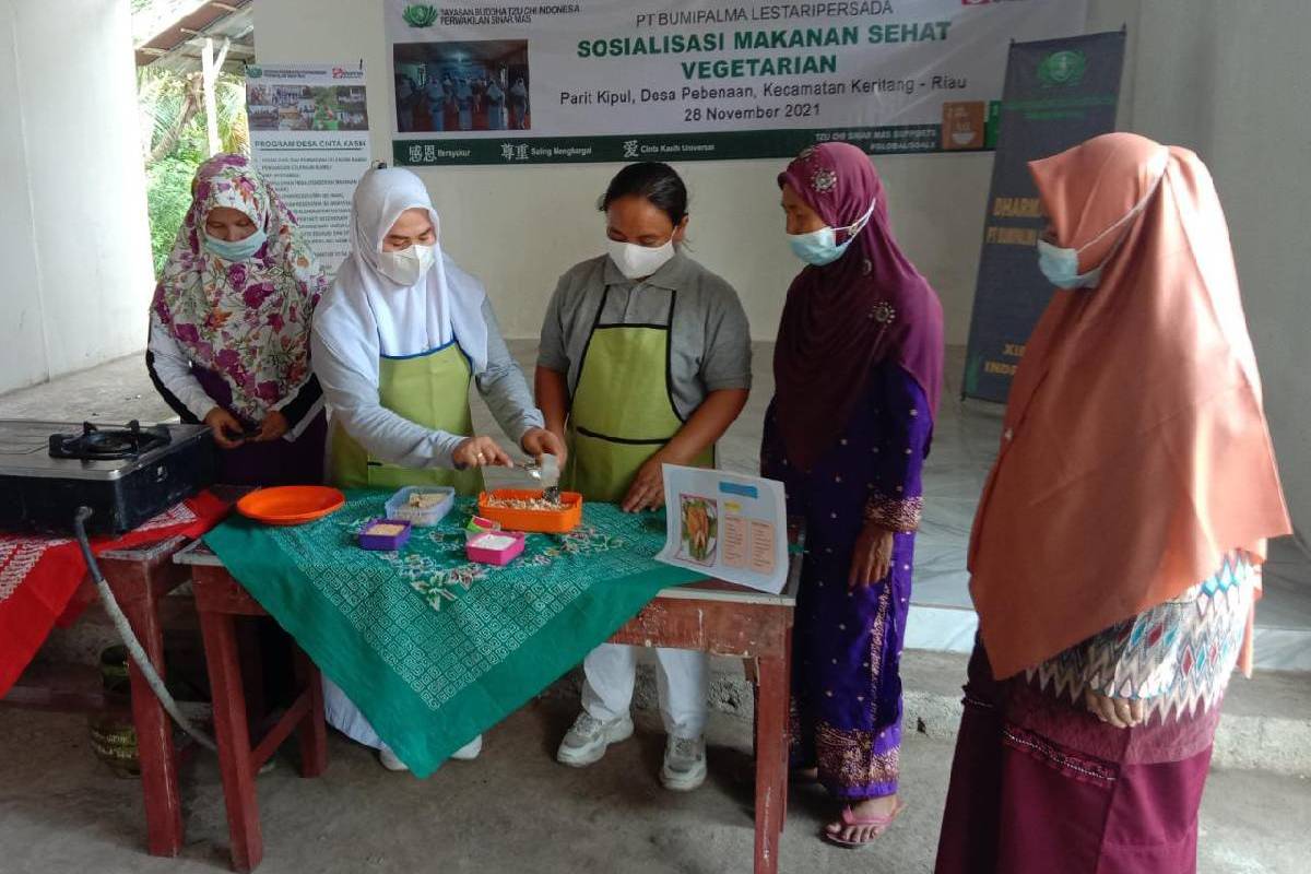 Sosialisasi Makanan Sehat Vegetarian