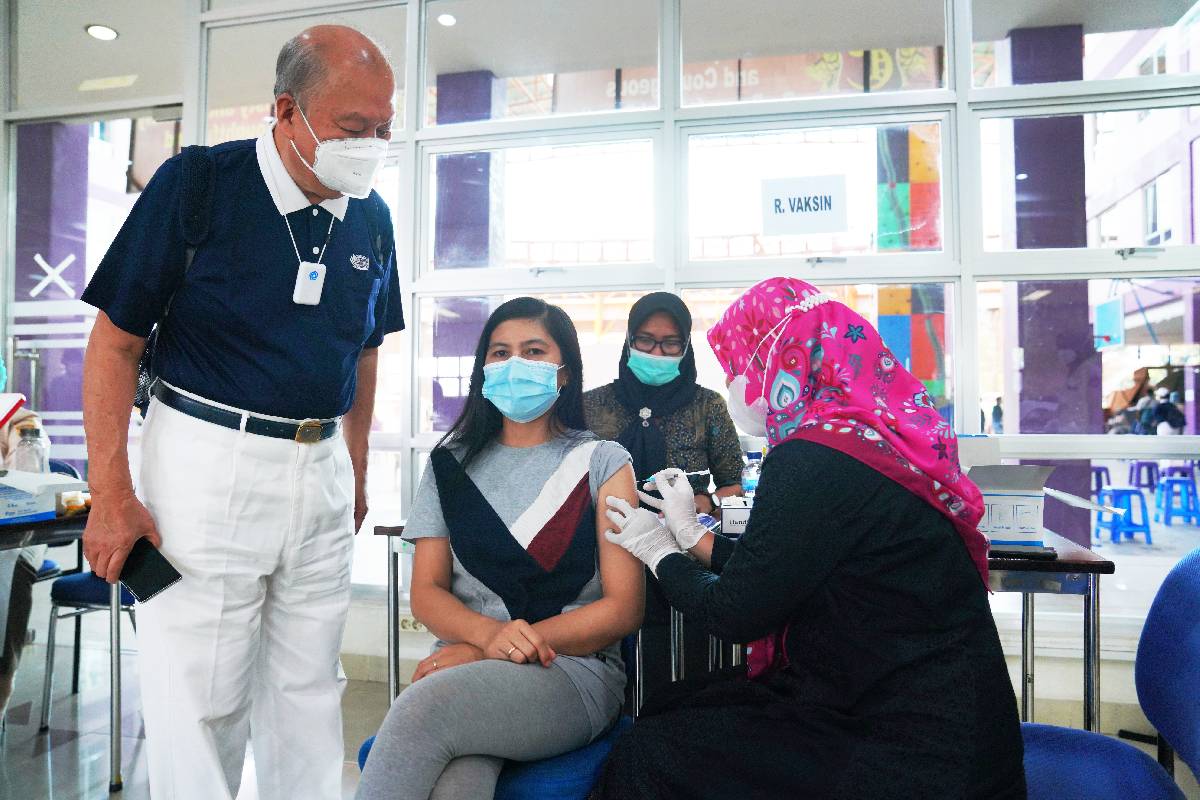Serbuan Vaksinasi Covid-19 Tahap Ke-2 di Medan