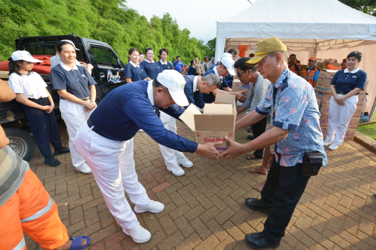 Tzu Chi Sigap Memberikan Bantuan Banjir