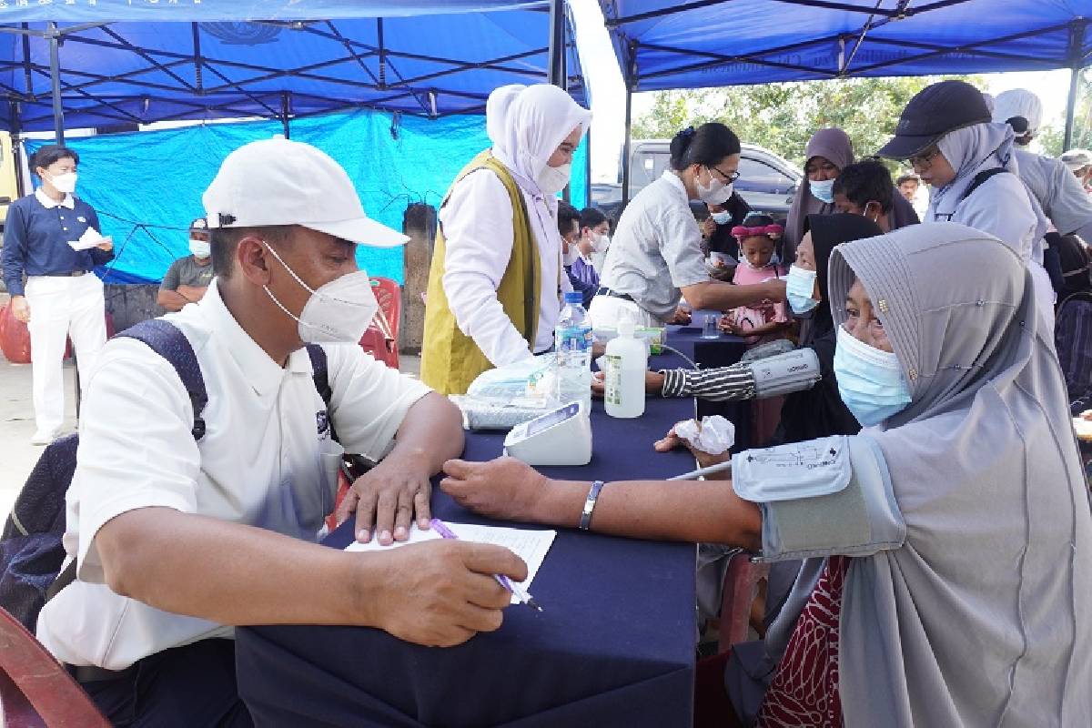 Banjir Sumatera: Pemeriksaan Kesehatan Gratis untuk warga Desa Sukajadi