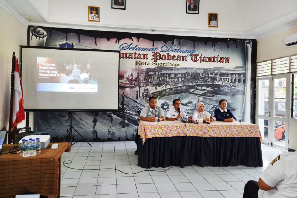 Sosialisasi Program Bebenah Kampung di Kecamatan Pabean Cantian
