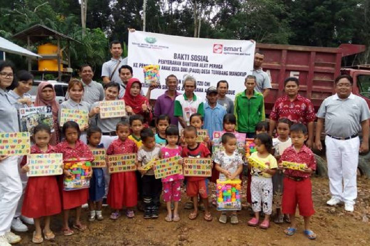 Keceriaan di Sekolah PAUD Harapan Bunda