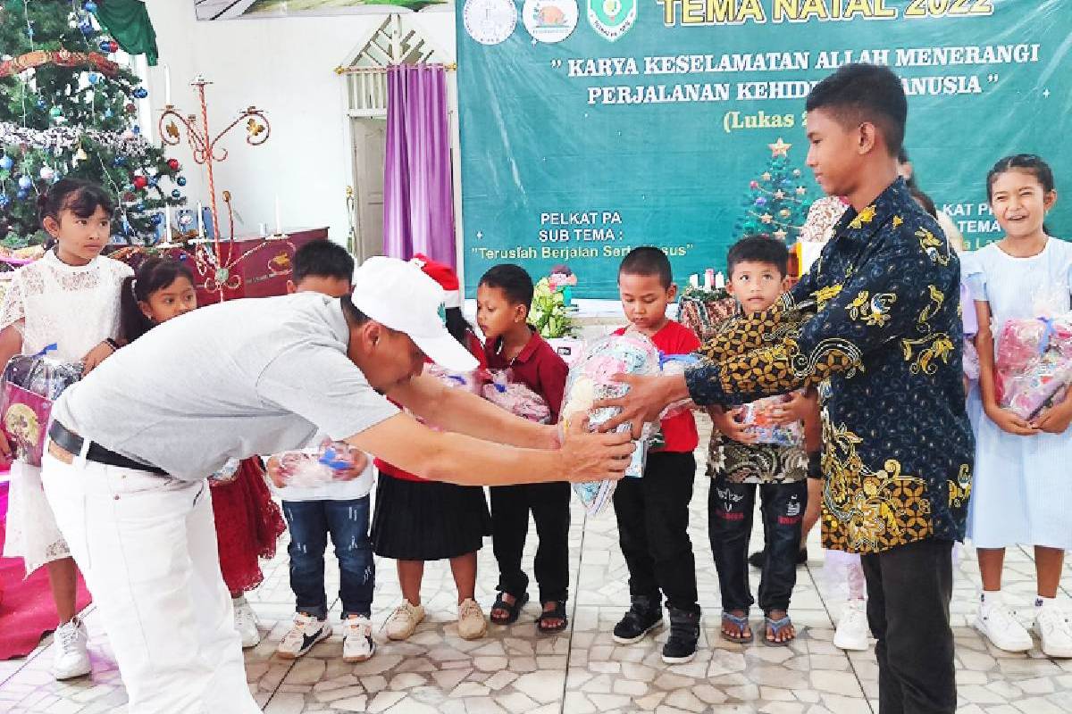 Kado Natal Terindah bagi Anak Sekolah Minggu Gereja GPIB Jemaat Effatha