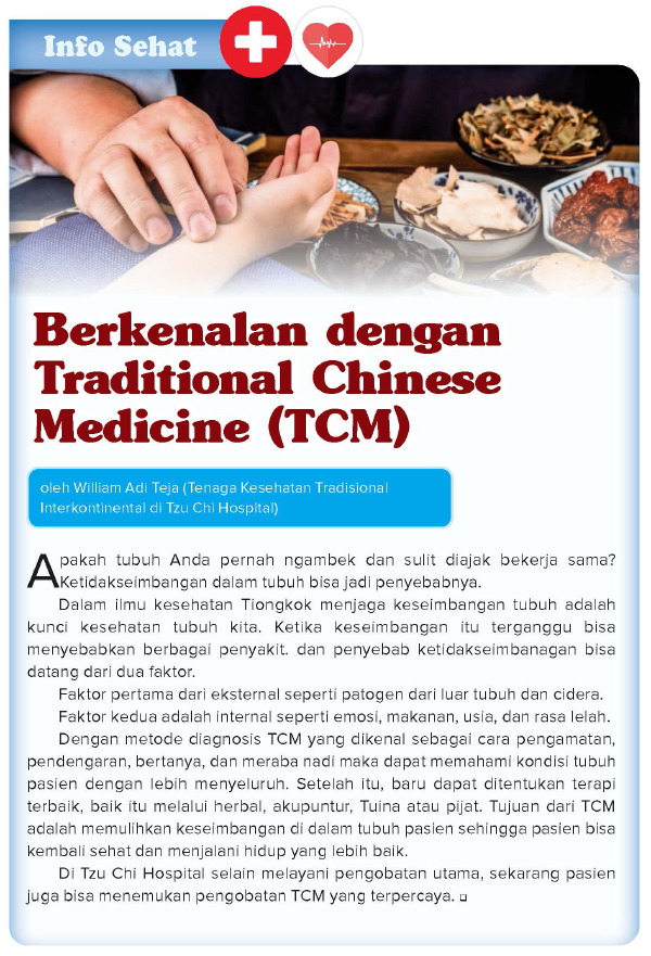Berkenalan dengan Traditional Chinese Medicine (TCM)