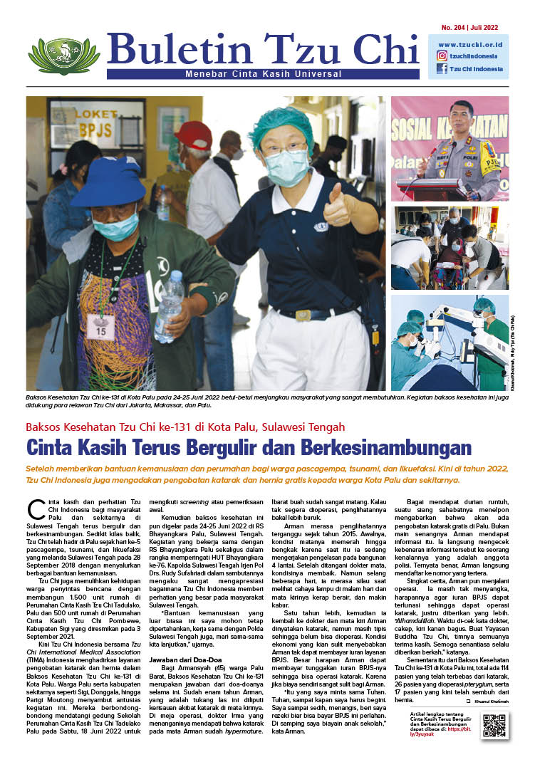 Buletin Tzu Chi Edisi 204 Juli 2022