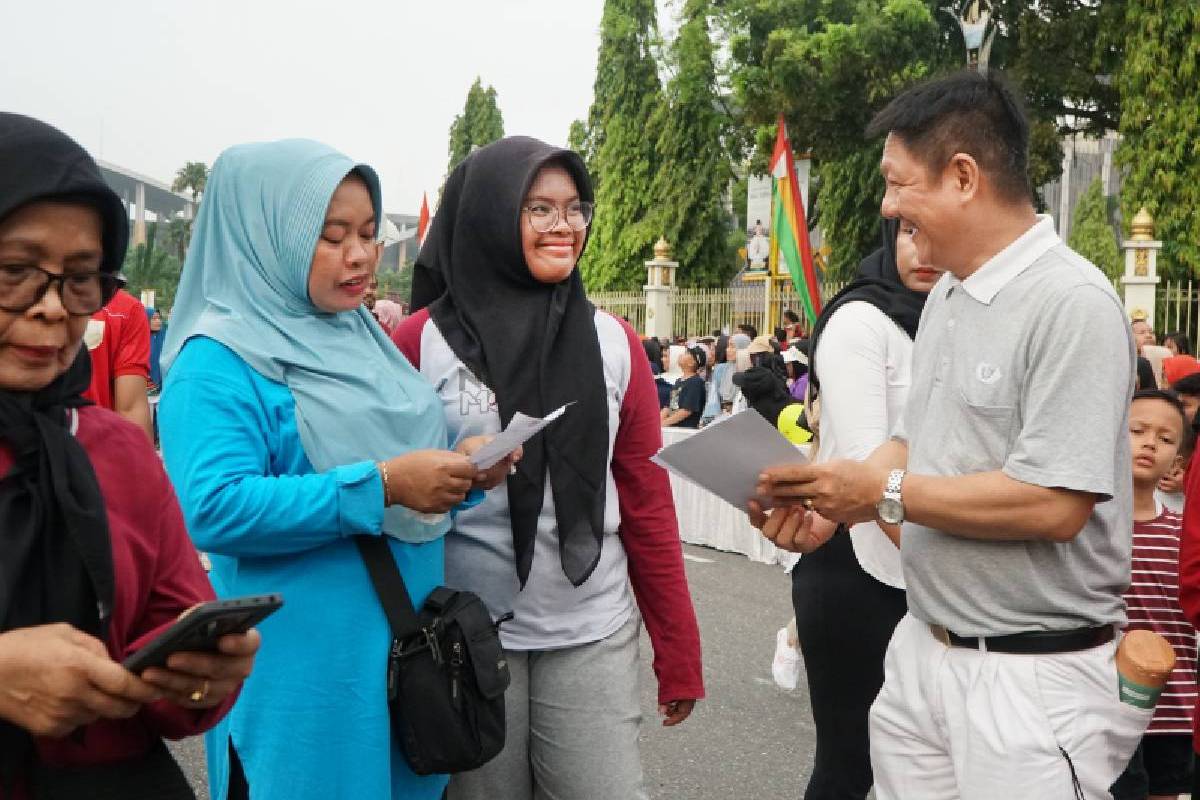 Sosialisasi Baksos Kesehatan Tzu Chi di Car Free Day Pekanbaru Jangkau Lebih Banyak Masyarakat