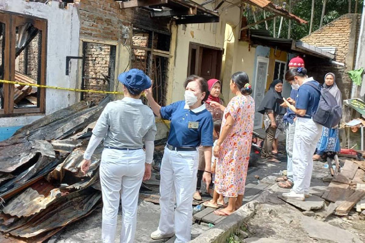 Bantuan dan Santunan untuk Korban Kebakaran di Medan