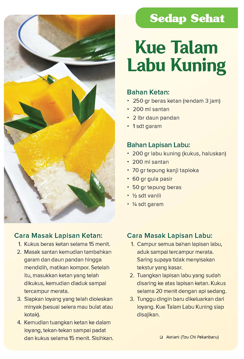 Kue Talam Labu Kuning