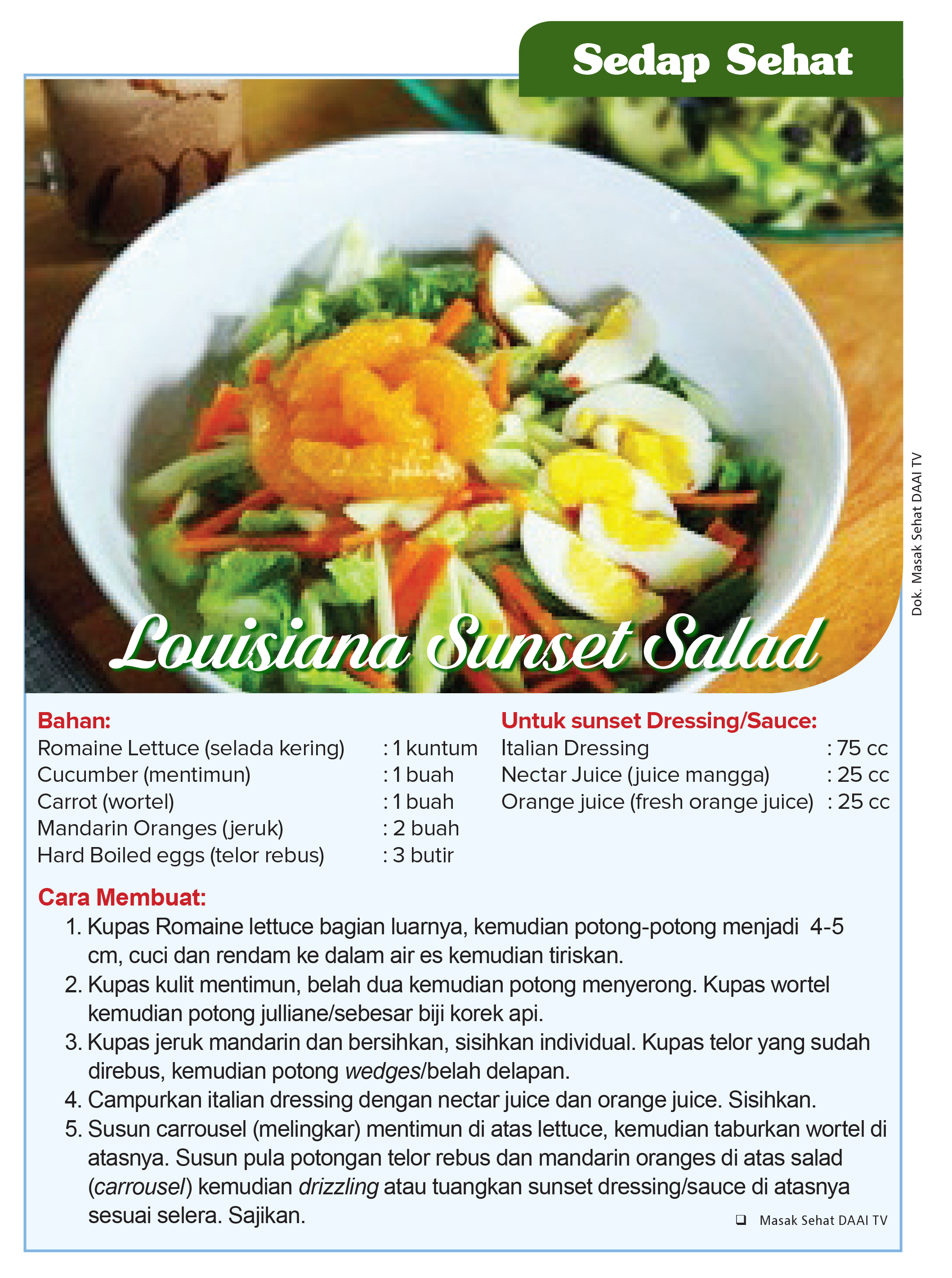 Louisiana Sunset Salad