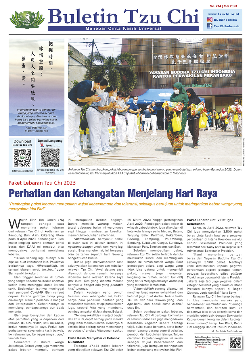 Buletin Tzu Chi Edisi 214 Mei 2023