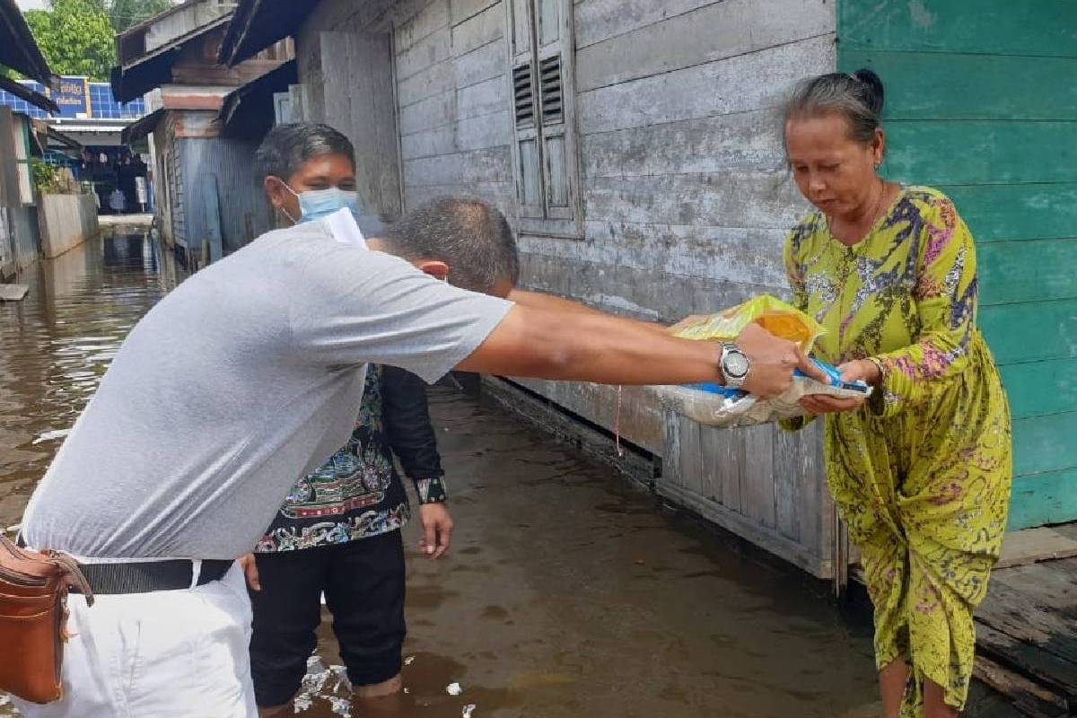 Bantuan Banjir di Pembuang Hulu, Kalimantan Tengah