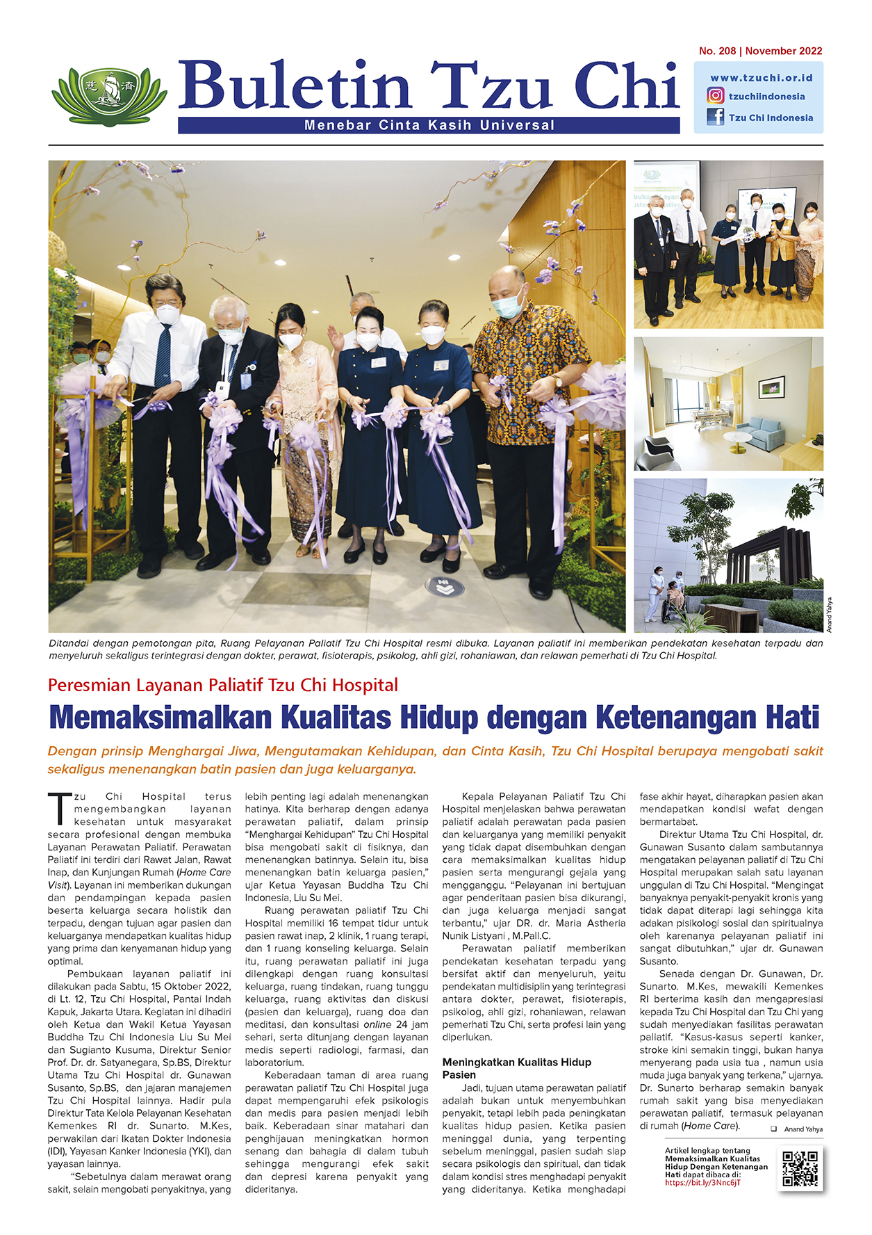 Buletin Tzu Chi Edisi 208 November 2022