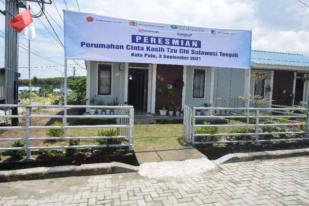 Peresmian Rumah Cinta Kasih Tzu Chi di Sulawesi Tengah