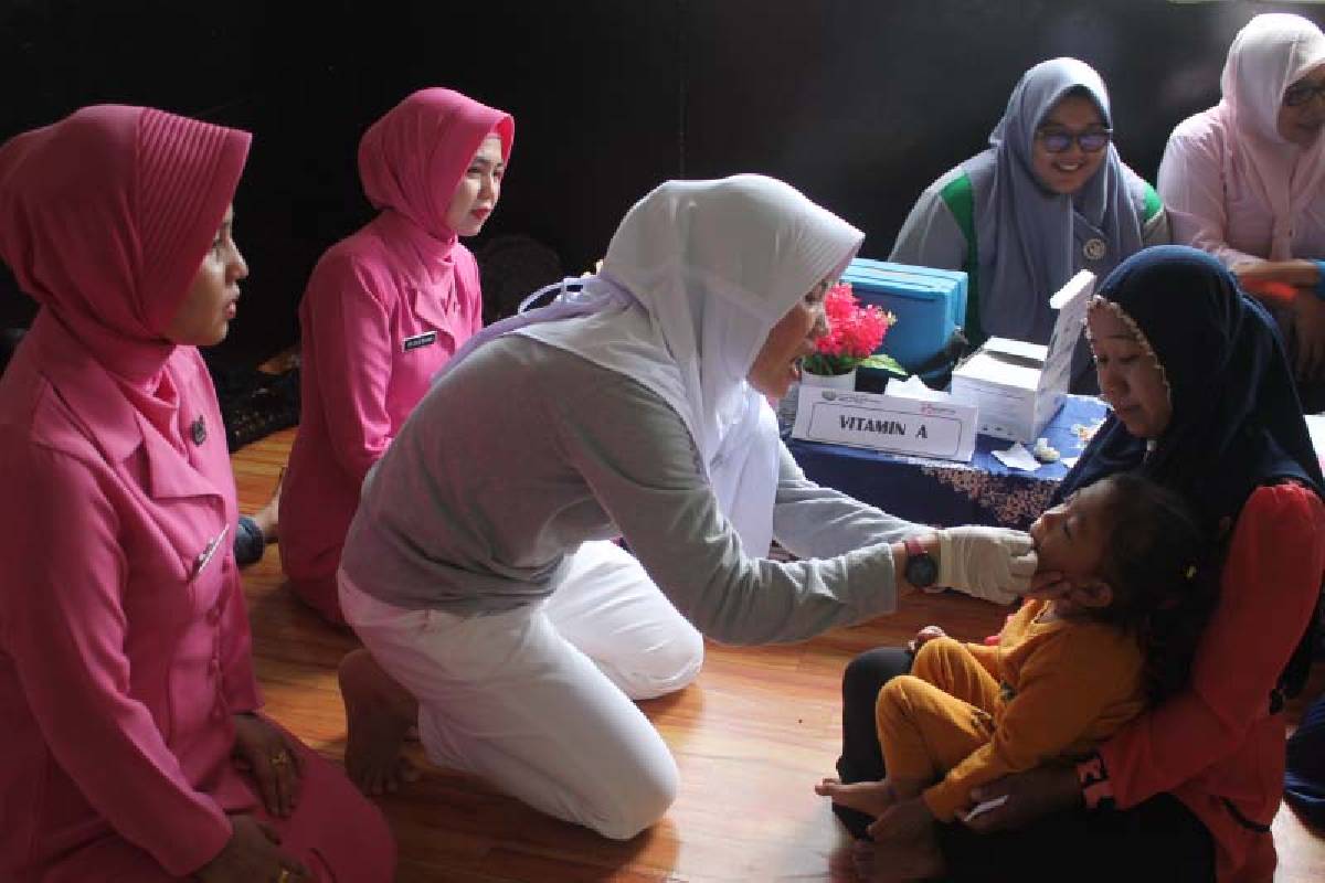 Bersatu hati Memberikan Layanan Kesehatan Bagi Anak dan Ibu hamil