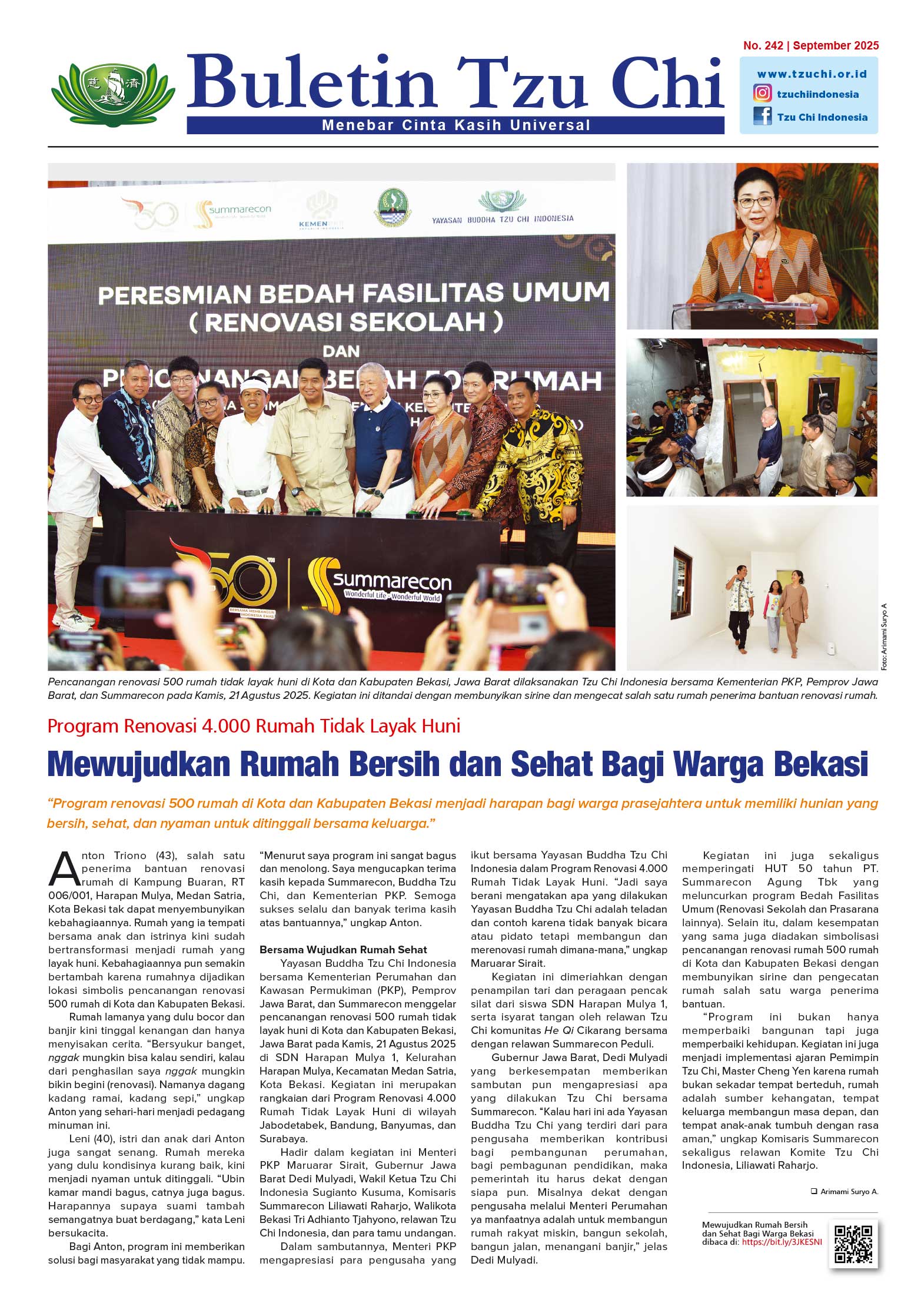 Buletin Tzu Chi Edisi 242 September 2025
