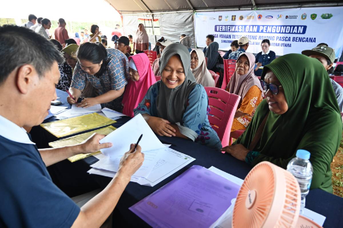Harapan Penyintas Bencana di Simatohir Mulai Terwujud Melalui Verifikasi Huntap