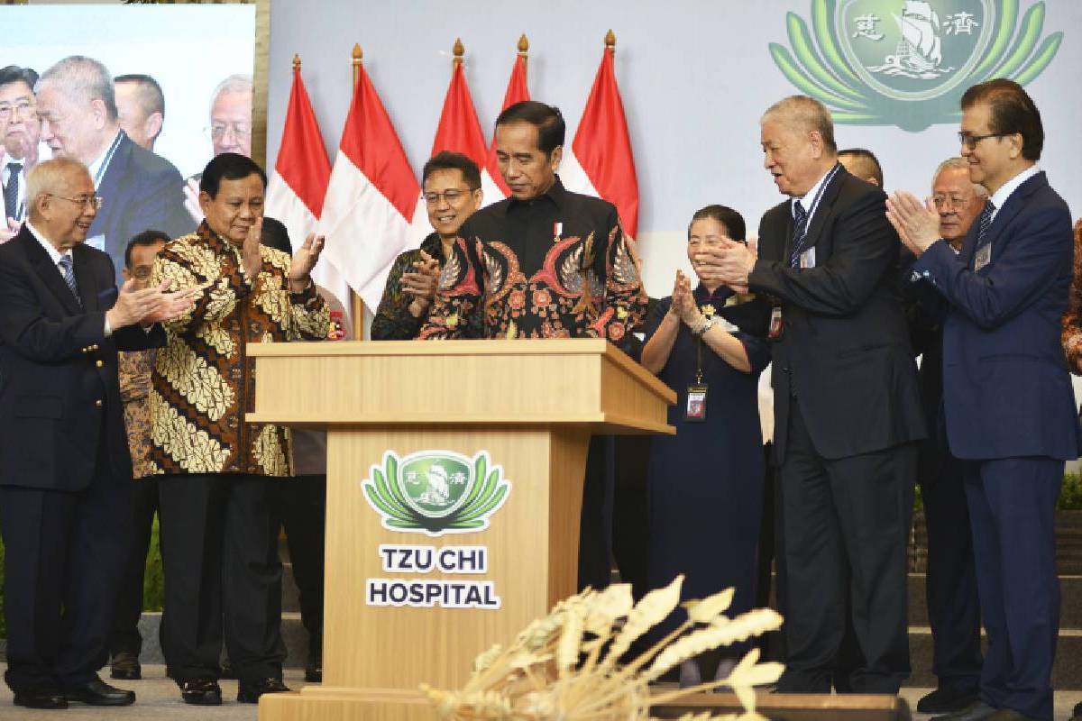 Meresmikan Tzu Chi Hospital, Presiden Jokowi: Kalau Sakit ke Tzu Chi Hospital Saja