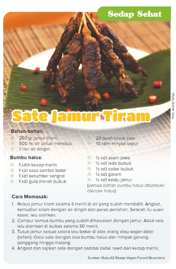 Sate Jamur Tiram