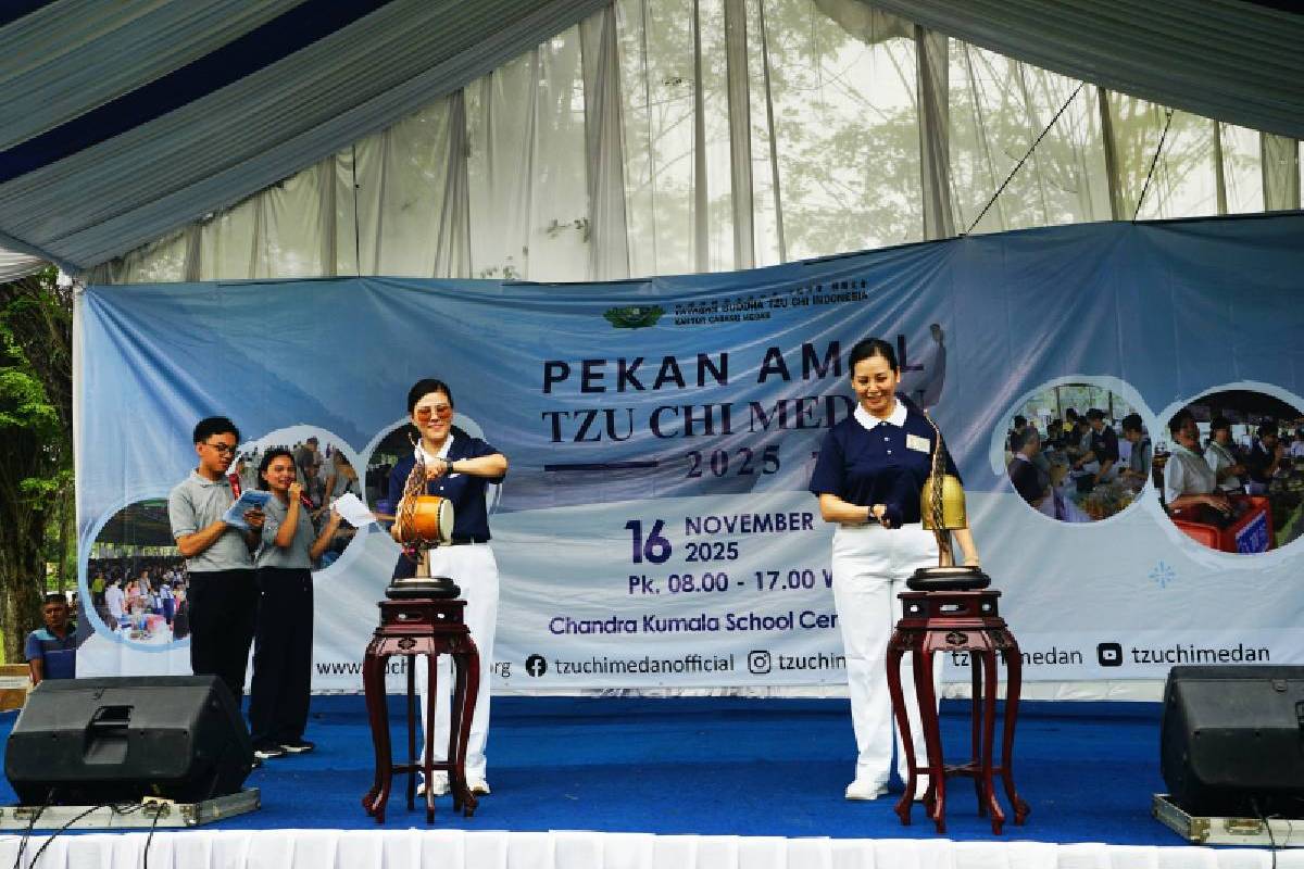 Semangat Berbagi di Pekan Amal Tzu Chi Medan 2025