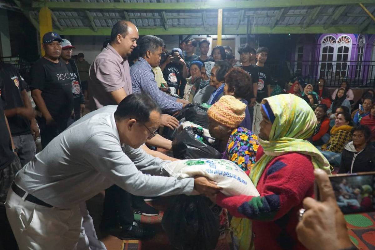 Tzu Chi Medan Salurkan 1.000 Paket Bantuan untuk Warga Terdampak Erupsi Sinabung