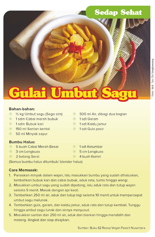 Gulai Umbut Sagu