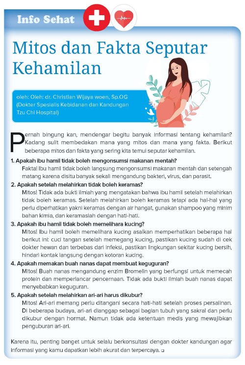 Mitos dan Fakta Seputar Kehamilan