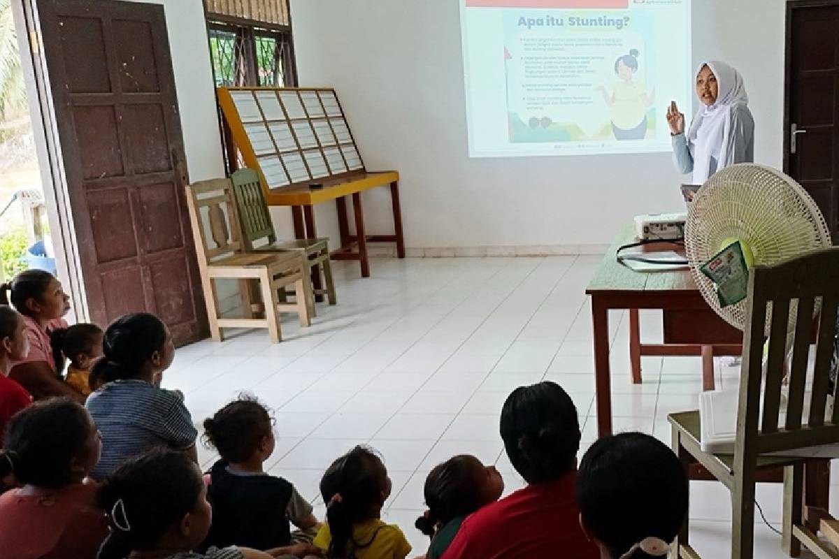 Cegah Stunting di Pondok 3 Sungai Basung 