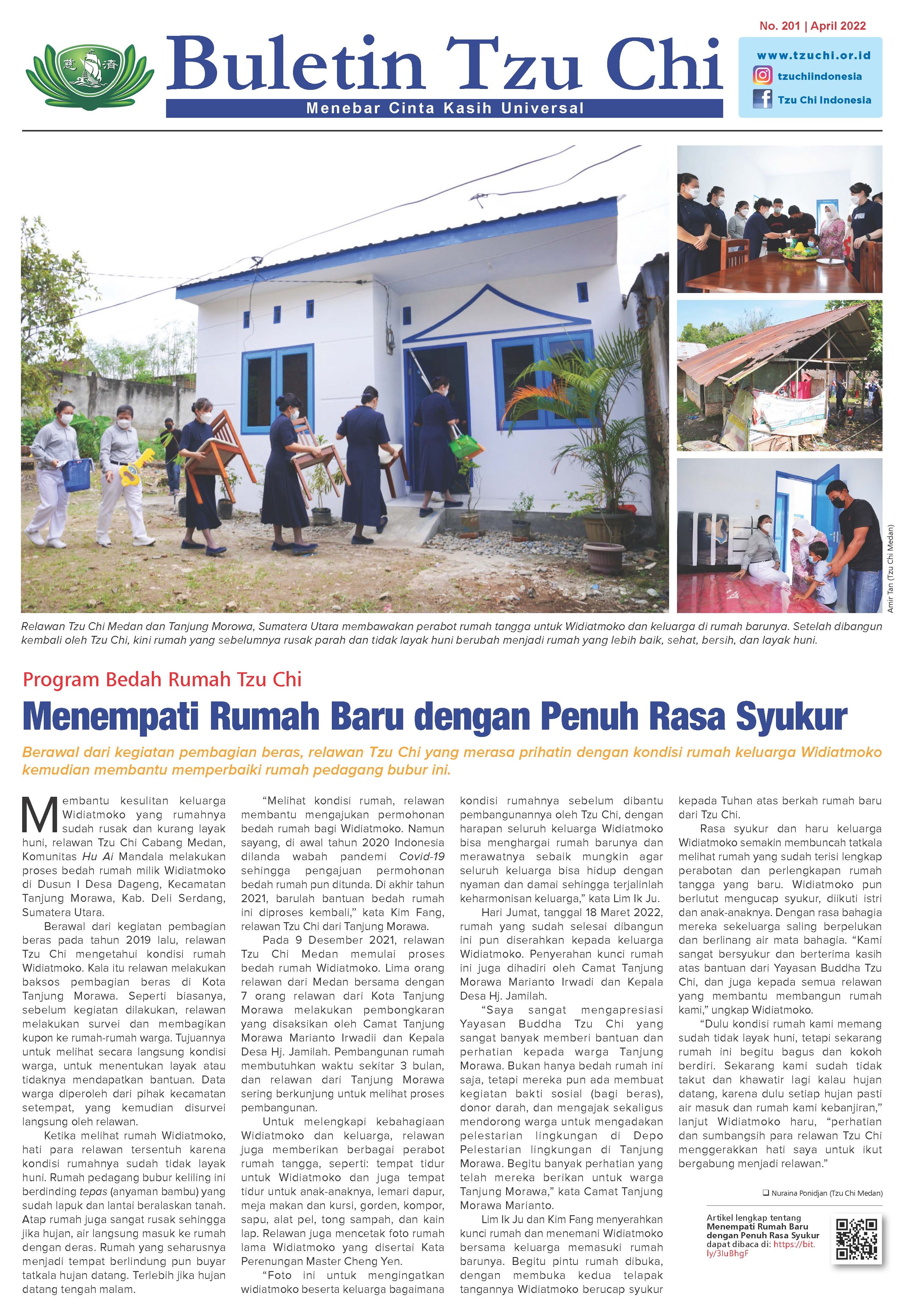 Buletin Tzu Chi Edisi 201 April 2022