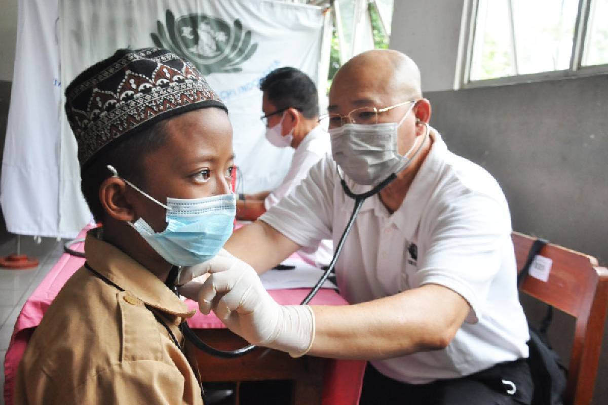 Tzu Chi Adakan Baksos Pengobatan Kembali di Pesantren Nurul Iman Parung, Bogor