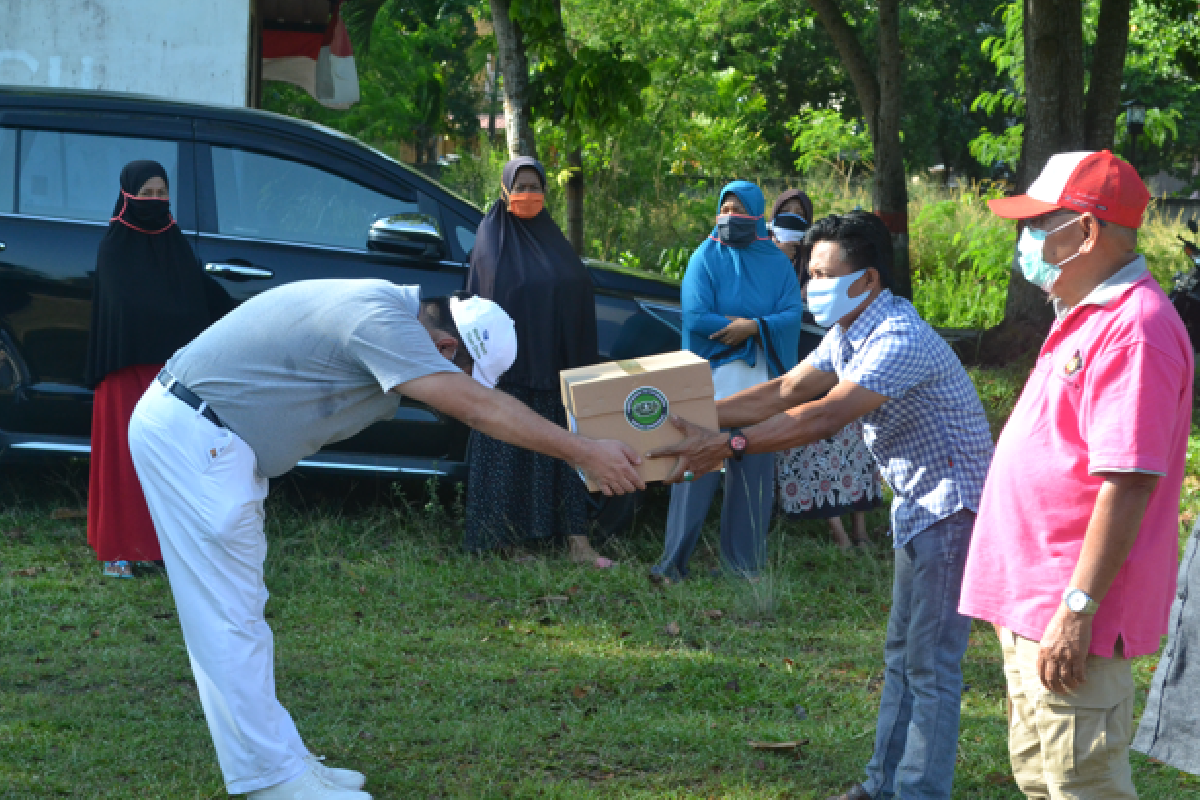 Tzu Chi Pekanbaru Salurkan 498 Paket Sembako di Kelurahan Sri Meranti