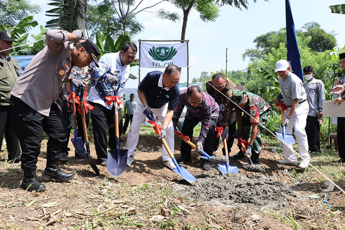 Bantu Konektivitas Pedesaan, Tzu Chi Bandung Bangun Jembatan di Kabupaten Purwakarta 