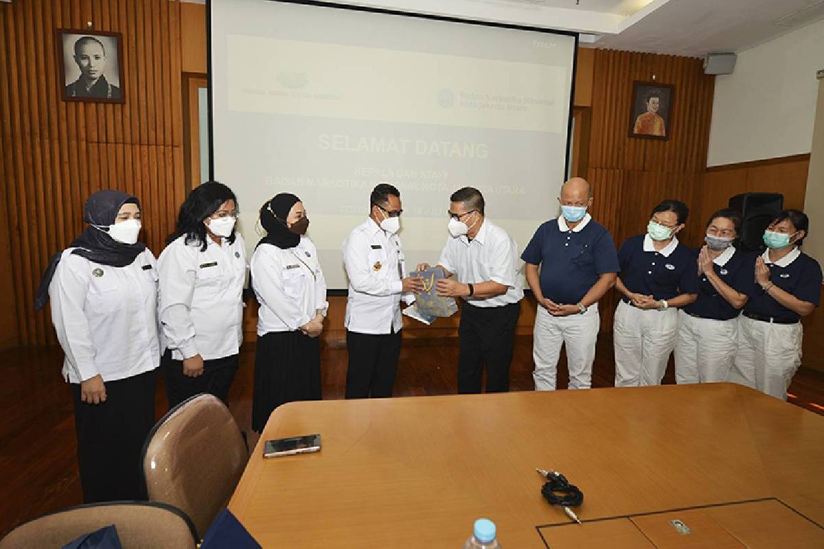 Audiensi BNN Jakarta Utara ke Tzu Chi Indonesia