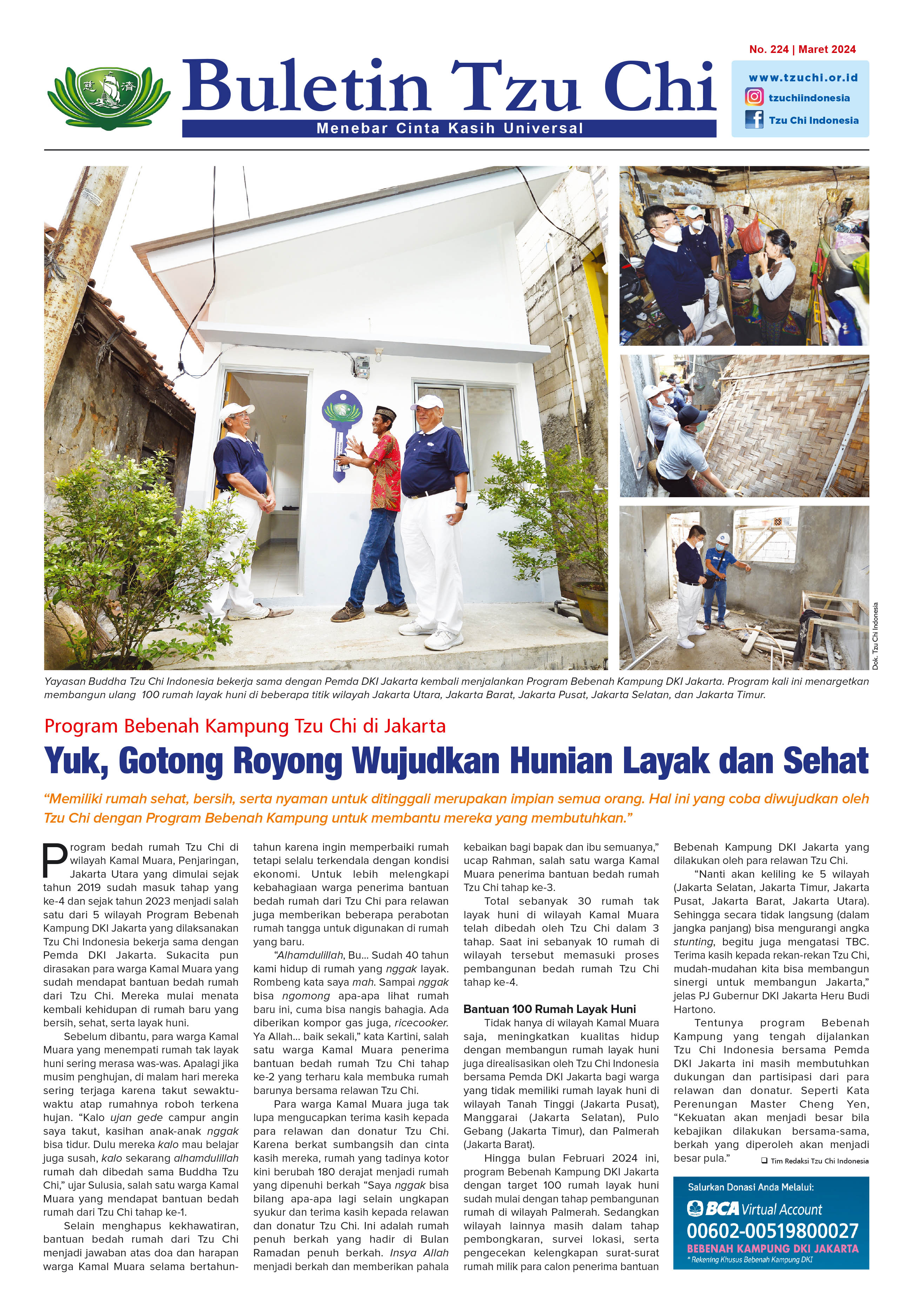 Buletin Tzu Chi Edisi 224 Maret 2024