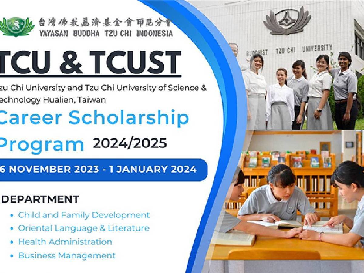Beasiswa Ikatan Dinas Tzu Chi University dan Tzu Chi University of Science and Technology Taiwan