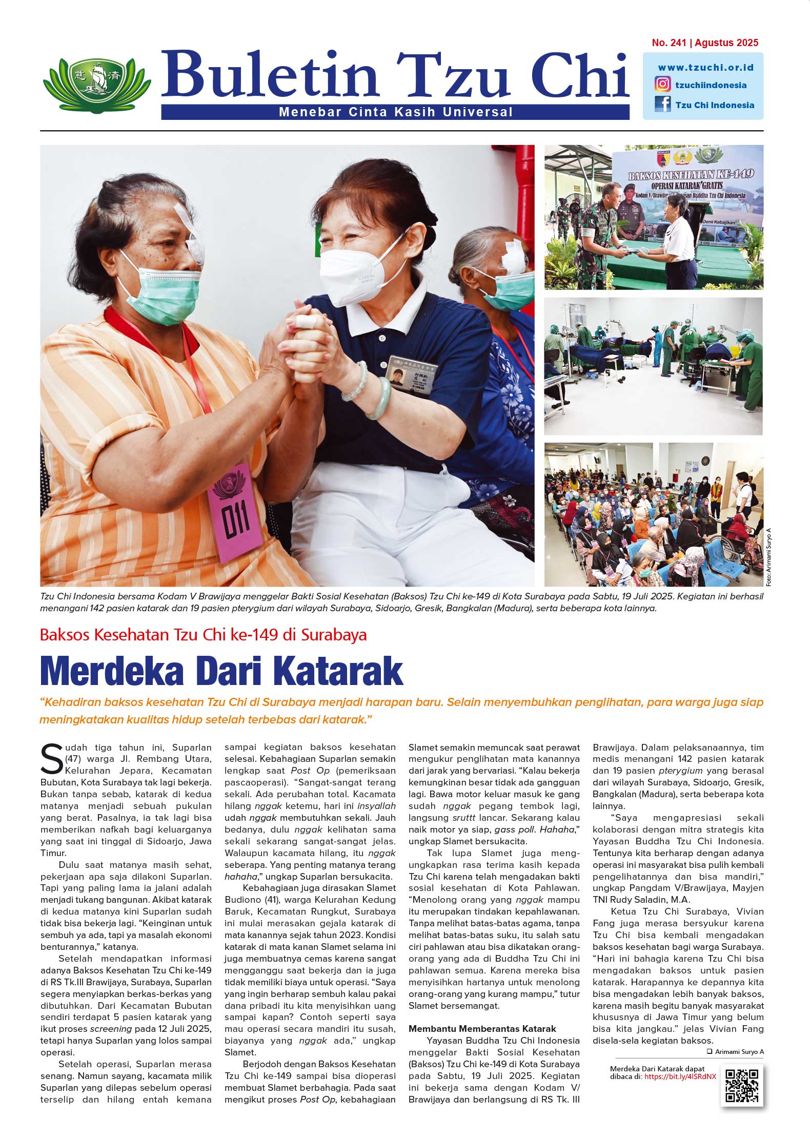 Buletin Tzu Chi Edisi 241 Agustus 2025