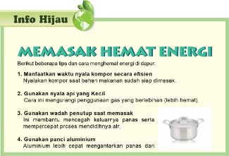 Memasak Hemat Energi