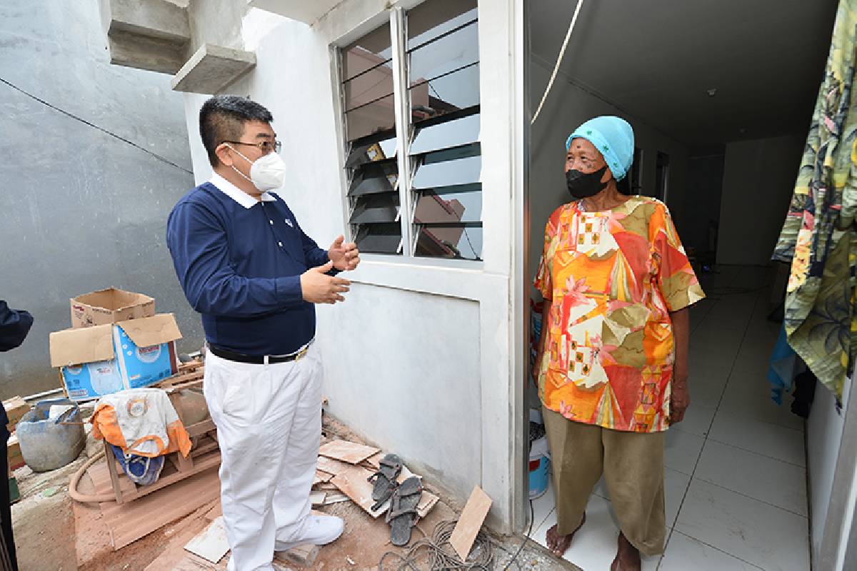 Bedah Rumah Tzu Chi Tahap ke-2 di Kamal Muara Sebentar Lagi Rampung 