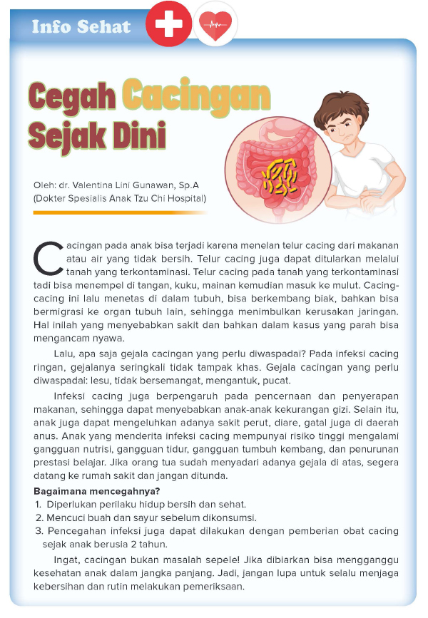 Cegah Cacingan Sejak Dini