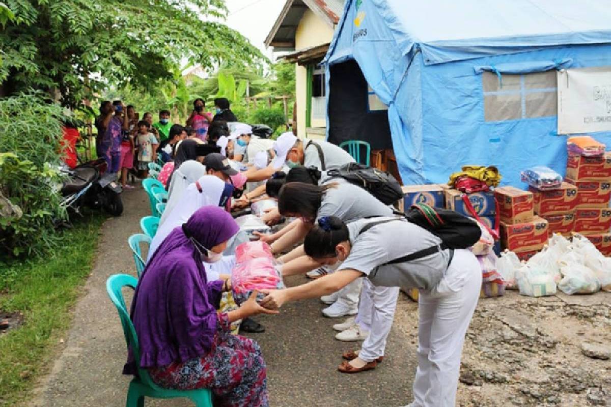 Bantuan untuk Korban Kebakaran Danau Sipin Jambi