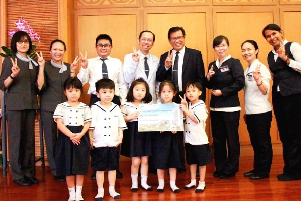 Sumbangsih Murid TK Tzu Chi Indonesia untuk Tzu Chi Hospital