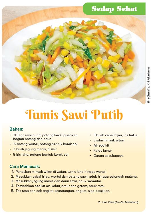 Tumis Sawi Putih