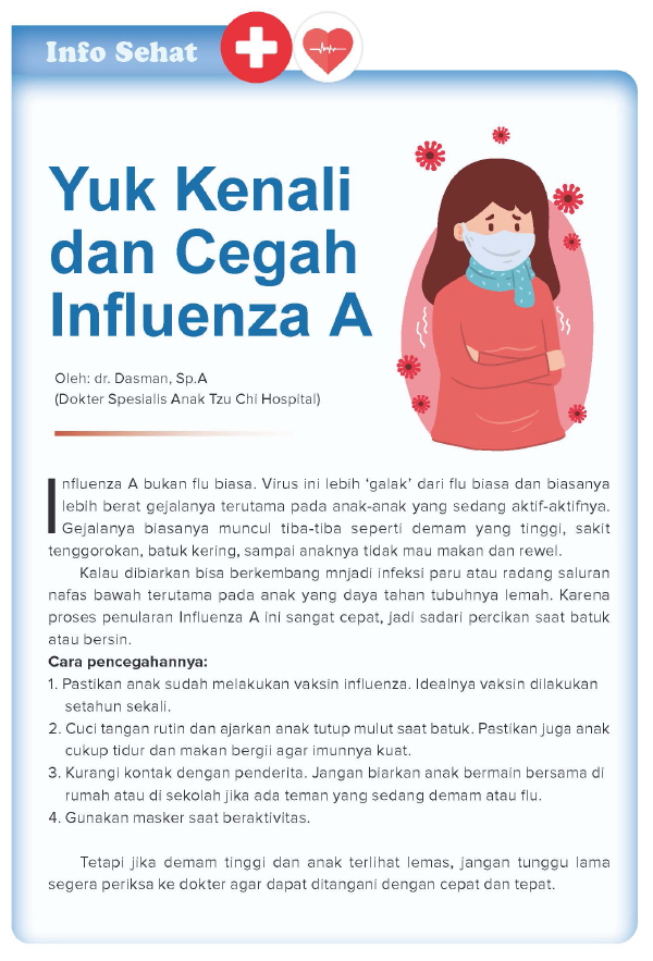 Yuk Kenali dan Cegah Influenza A