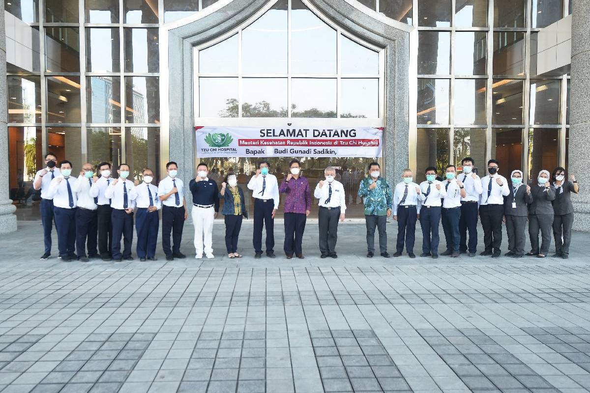 Kunjungan Menteri Kesehatan ke Tzu Chi Hospital